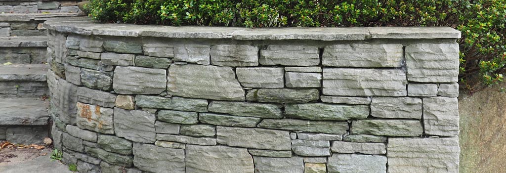 stone staircase and walls